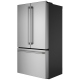 Monogram 36 inch 23.1 cu. ft. Stainless Steel French Door Refrigerator (ZWE23NSYSS)