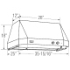 Monogram ZV36TSFSS Range Hood