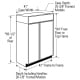 Monogram 42 inch Custom Panel Ready 25.2 cu. ft. Built In Refrigerator (ZIS420NNII)