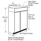 Monogram 48 inch Custom Panel Ready 29.6 cu. ft. Built In Refrigerator (ZIS480NNII)