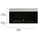Panasonic Stainless Steel Over the Range Microwave (NNSG158S)