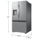 Samsung RF32CG5B30SRAA 36 inch 31 cu. ft. French Door Refrigerator