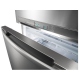 Samsung 21 cu. ft. Custom Panel Ready Stainless Steel Bottom Freezer Refrigerator (RB217ABPN)