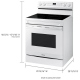 Samsung 30 inch Electric Range (NE63A6511SW)