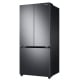 Samsung 33 inch 18 cu. ft. Black Stainless Steel French Door Refrigerator (RF18A5101SG)