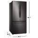 Samsung RF220NCTASG 30 inch 21.6 cu. ft. Refrigerator