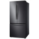 Samsung 30 inch 21.6 cu. ft. Black Stainless Steel French Door Refrigerator (RF220NCTASG)