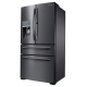 Samsung 36 inch 24.4 cu. ft. Black Stainless Steel French Door Refrigerator (RF22KREDBSG)