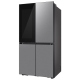 Samsung Bespoke 36 inch 22.8 cu. ft. Custom Panel Ready Stainless Steel French Door Refrigerator (RF23DB9700QLAA)