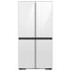 Samsung Bespoke 36 inch 22.5 cu. ft. Custom Panel Ready White French Door Refrigerator (RF23DB990012AC)