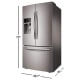 Samsung RF23HCEDBSR 36 inch 22.5 cu. ft. Refrigerator