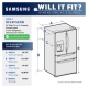 Samsung RF24FSEDBSR 36 inch 24 cu. ft. French Door Refrigerator