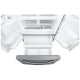 Samsung 36 inch 24.2 cu. ft. Stainless Steel French Door Refrigerator (RF265BEAESR)