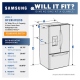 Samsung RF28HFEDBWW French Door Refrigerator