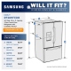 Samsung RF28HFEDBWW 28.1 cu. ft. Refrigerator