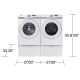  7.5 cu. ft. Ventless - Heat Pump Electric Dryer (DV45DG6000HWAC)