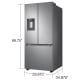 Samsung RF22A4221SR 30 inch 22 cu. ft. Refrigerator