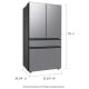 Samsung Bespoke RF23BB8600QLAA 36 inch 22.8 cu. ft. Refrigerator