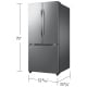 Samsung 33 inch 24.5 cu. ft. Refrigerator (RF25C5A01SRAA)