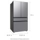 Samsung Bespoke RF29BB8200QLAA 36 inch 28.9 cu. ft. French Door Refrigerator