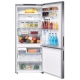 Samsung 28 inch 15 cu. ft. Stainless Steel Bottom Freezer Refrigerator (RL1505SBASR)