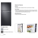 Samsung 28 inch 17.6 cu. ft. Black Stainless Steel Top Freezer Refrigerator (RT18M6213SG)