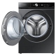 Samsung Bespoke 6.1 cu. ft. Black Stainless Steel Front Load Washer (WF53BB8700AVUS)