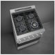 Smeg 24 inch Stainless Steel Gas Range (SPR24UGGX)