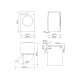 Laveuse Smeg 2.3 pi. cu. (WM24UWH)