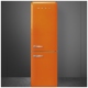 Smeg FAB32UORRN 24 inch 11.7 cu. ft. Bottom Freezer Refrigerator