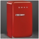 Réfrigérateur compact Rouge Smeg (FAB5URR)