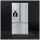 Smeg 36 inch 26.1 cu. ft. Stainless Steel French Door Refrigerator (FTU171X7)