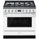 Smeg 36 inch Dual Fuel Range (CPF36UGMWH)