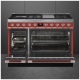 Smeg 48 inch Red Dual Fuel Range (CPF48UGMR)