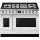 Smeg CPF48UGMWH Dual Fuel Range