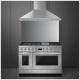 Smeg 48 inch Stainless Steel Dual Fuel Range (CPF48UGMX)