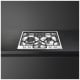 Surface de cuisson au gaz Inox Smeg (PGFU24X2)