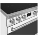 Smeg 30 inch White Induction Range (SPR30UIMMW)