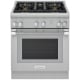Thermador 30 inch Stainless Steel Dual Fuel Range (PRD304WHC)