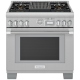Thermador 36 inch Stainless Steel Dual Fuel Range (PRD364WLGC)