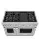 Thermador 48 inch Stainless Steel Dual Fuel Range (PRD486WDHC)