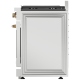 Thor Kitchen Gordon Ramsay 48 inch Stainless Steel Propane Gas Range (RSG48ELP-BRZ)
