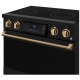 Cuisinière électrique Thor Kitchen Gordon Ramsay 36 pouce (RSE36B-BRZ)