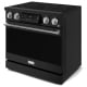 Thor Kitchen Gordon Ramsay 36 inch Black Electric Range (RSE36B-SS)