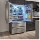 Thor Kitchen 36 inch 22.5 cu. ft. Stainless Steel French Door Refrigerator (TRF3602)