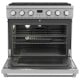 Thor Kitchen 36 inch Stainless Steel Propane Gas Range (ARG36LP)