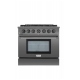 Thor Kitchen HRG3618BS Gas Range