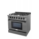 Thor Kitchen 36 inch Gas Range (HRG3618BS)