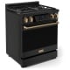 Thor Kitchen Gordon Ramsay RSG30B-BRZ 30 inch Gas Range