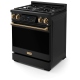 Thor Kitchen Gordon Ramsay 30 inch Black Propane Gas Range (RSG30BLP-BRZ)